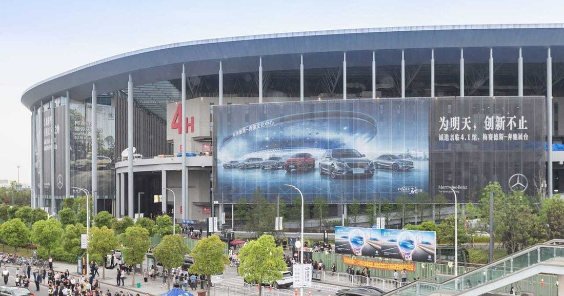 Die Vorbereitungen für die weltgrößte Automobilmesse in Shanghai am mittlerweile größten Pkw-Markt der Welt laufen auf Hochtouren.