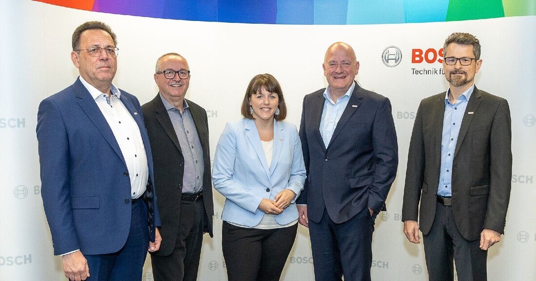 Technologiekonzern Bosch verzeichnete im Geschäftsjahr 2023 ein leichtes Minus im Vergleich zum Vorjahr.