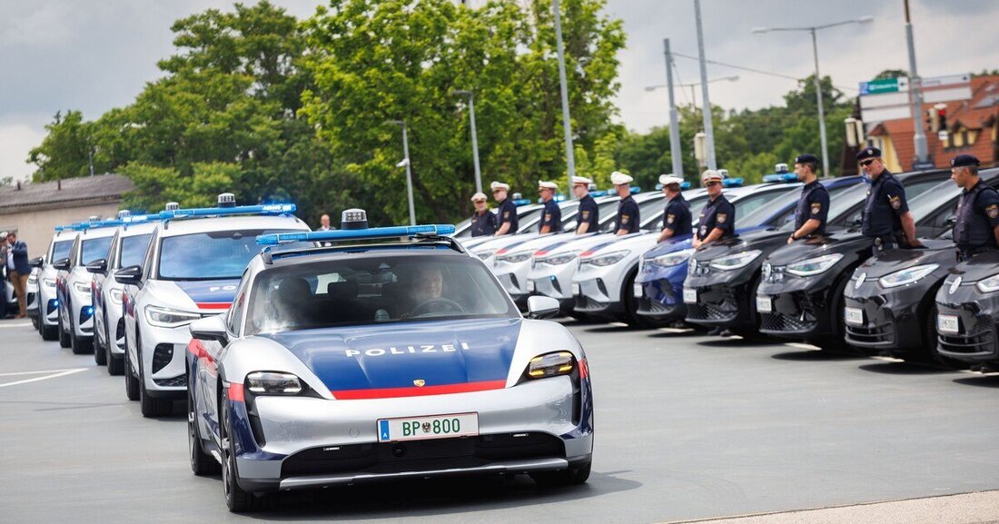 20 Polizei-Dienststellen testen im Rahmen eines Pilotprojekts, ob sich die e-Mobilität für die Polizei-Arbeit eignet.