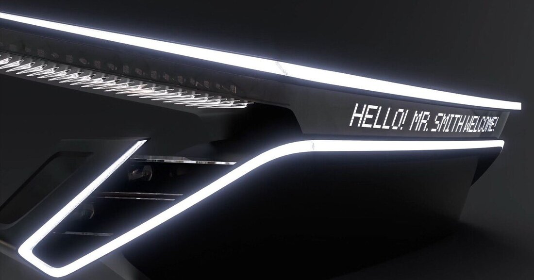 ZKW und LG präsentieren auf der CES in Las Vegas ein revolutionäres Konzept aus Lichtsystem und Display.