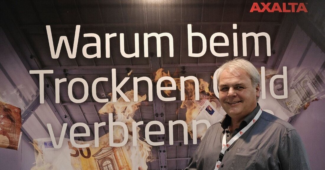 Die Fast-Cure-Low-Energy-Technologie von Axalta Refinish senkt Energiekosten und verbessert gleichzeitig die CO2-Bilanz.