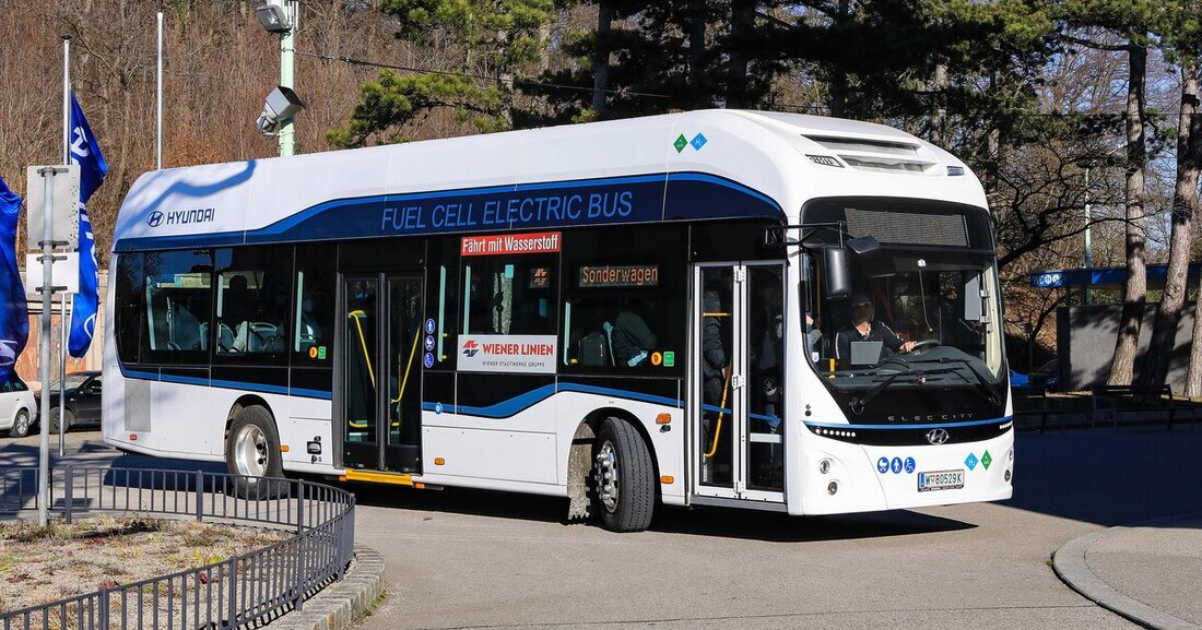 Mit dem Hyundai Elec City Bus wird erstmals Wasserstoff als Treibstoff im österreichischen Linienverkehr eingesetzt.