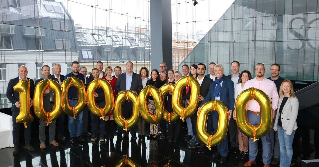 Am 27. November 2018 feierte die Santander Consumer Bank das Überschreiten der Milliarden-Euro-Marke bei Kfz-Finanzierungen.