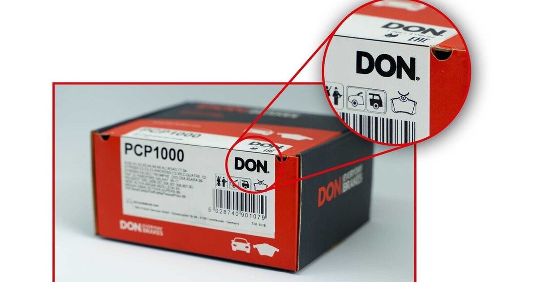 DON Rückruf: TMD warnt vor der Verwendung von DON-Pkw-Bremsbelägen, die in der Zeit von Mai 2018 bis September 2018 hergestellt worden sind.