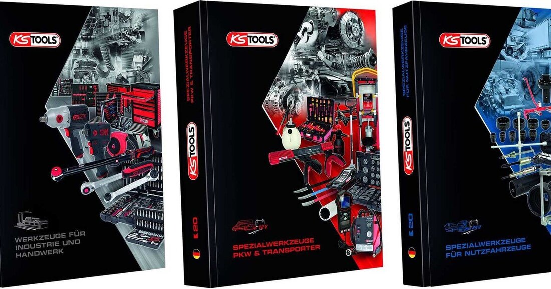 KS Tools hat eine ganze Reihe von neuen Werkzeug-Katalogen aufgelegt.