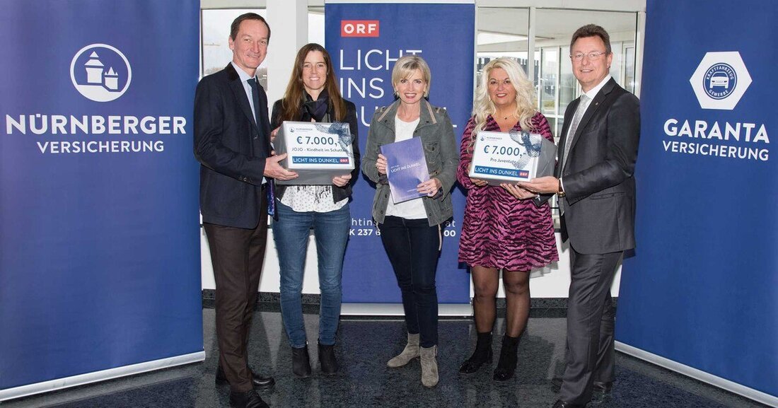 Mitte Juli veranstalteten die Nürnberger und Garanta Versicherung ihr traditionelles Charity-Golfturnier. Erlöse dieser Veranstaltung kamen nun im Rahmen einer Kooperationsaktion mit "Licht ins Dunkel" sozialen Einrichtungen zu Gute.  