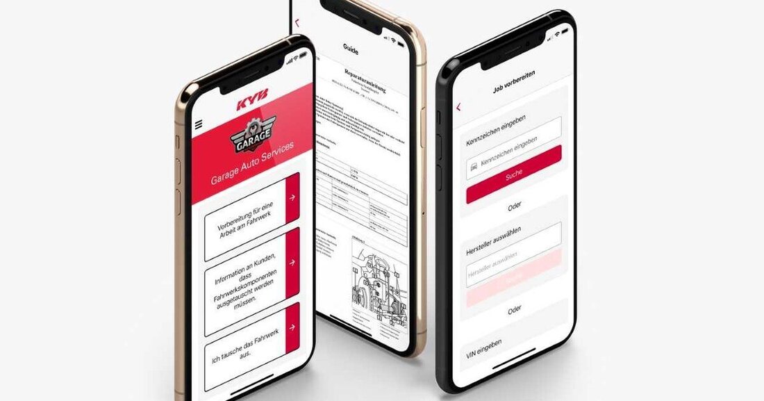 Die mobile KYB Suspension Solutions App erfreut sich bei den europäischen Werkstätten großer Beliebtheit und wurde inzwischen über 10.000 Mal heruntergeladen.