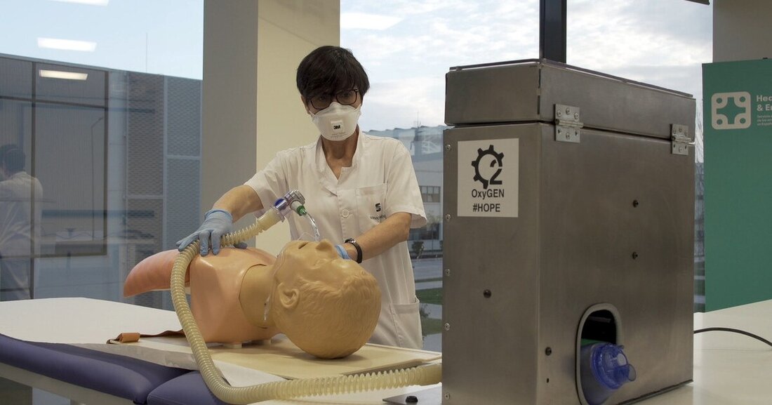 In der Corona-Krise unterstützt Seat as spanische Gesundheitssystem. Statt Autos werden in Martorell mechanisierte Beatmungshilfen hergestellt - mit einen Kniff.