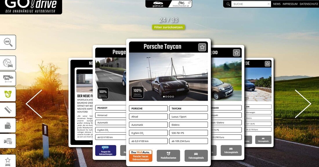 Die unabhängige Autoberaterplattform GO!drive – erst seit wenigen Wochen online – erfreut sich großer Aufmerksamkeit unter den Autosuchenden.