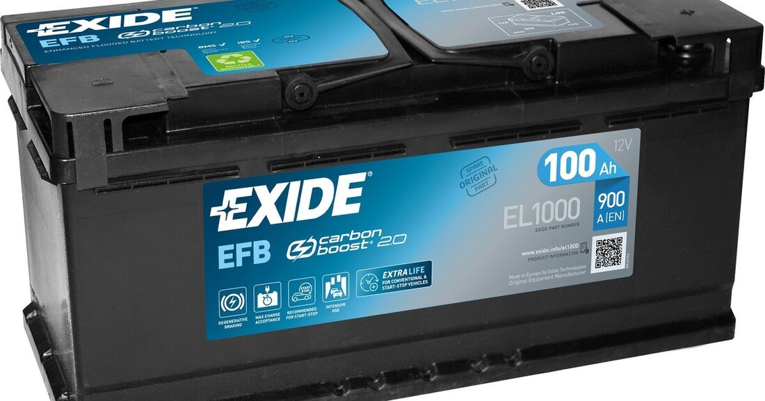 Exide Technologies, ein weltweit führendes Unternehmen auf dem Gebiet der Energiespeichersysteme für den Automobil- und Industriebereich, stellt seine neue EL1000 Batterie, einer EFB-Nassbatterie für Pkw, vor.