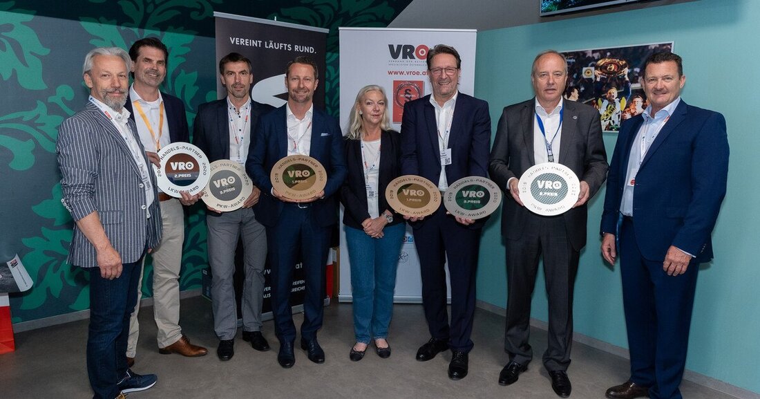 Nach einer coronabedingten Pause wurden die VRÖ-Awards an Reifenhersteller verliehen.