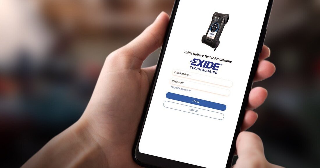Exide führt erste online App für Werkstätten ein, die Batterien in fünf Minuten testen können soll.