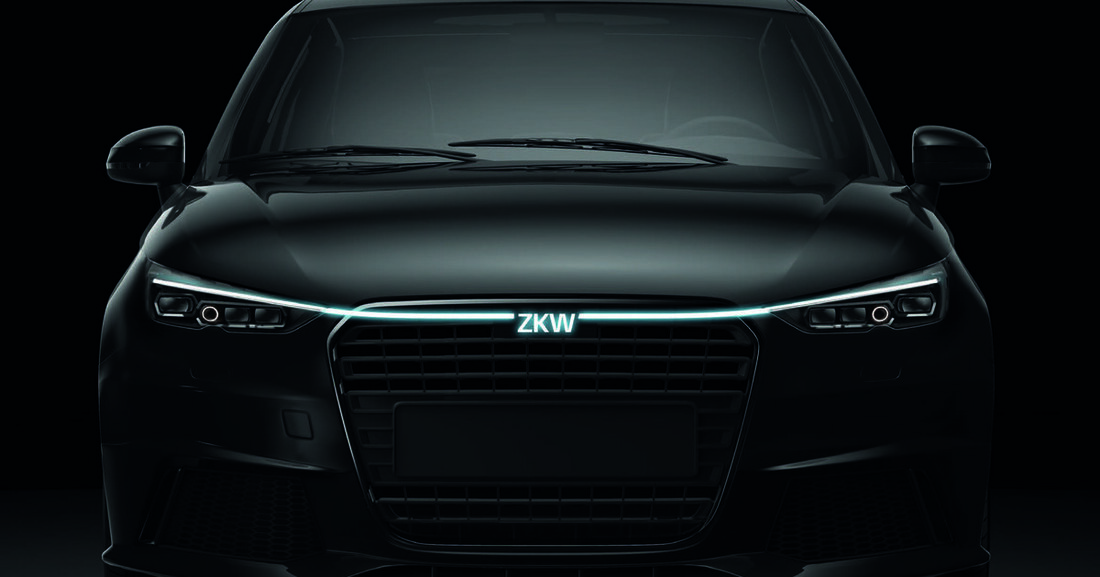 ZKW entwickelt gemeinsam mit Newsight Imaging eine neuartige Technologie, Lichtsensor und -steuerung direkt in der Frontbeleuchtung integriert.