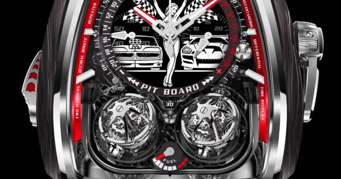 Verrückt: Diese Uhr des New Yorker Nobeljuweliers Jacob & Co kostet umgerechnet 490.000 Euro. Sie ist eine streng imitierte Hommage an die Fast & Furious-Filmreihe.