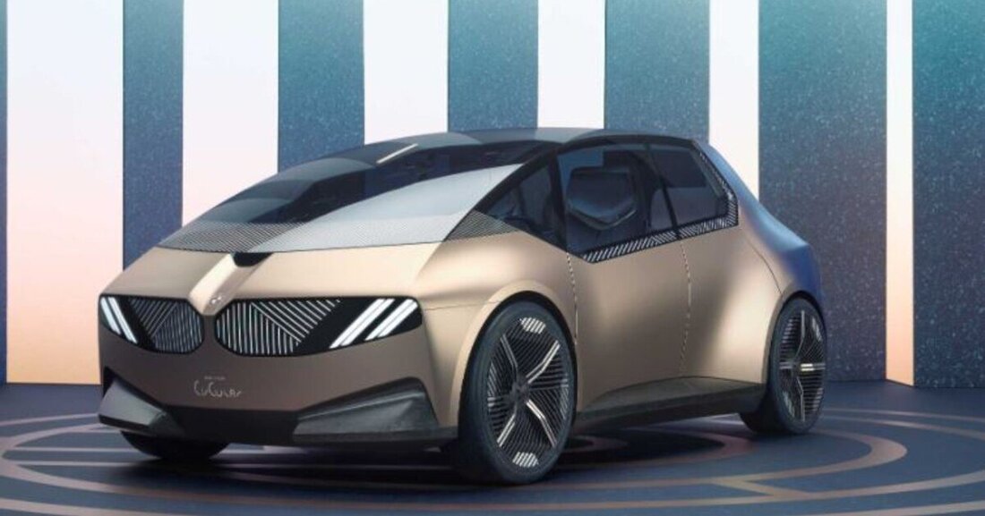 BMW hat auf der IAA ein München die Zukunftsvision eines kompakten Elektroautos präsentiert, das komplett wiederverwertbar ist. 