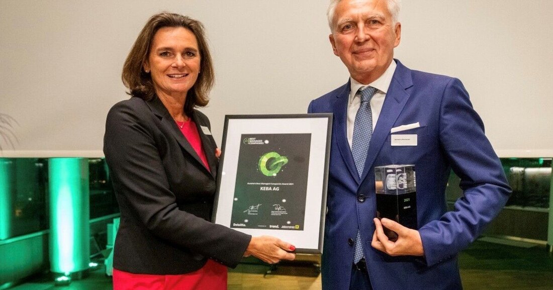 Das Linzer Technologieunternehmen Keba ist einer der ersten österreichischen Preisträger des Programms „Best Managed Companies“, das hervorragend geführte Unternehmen auszeichnet.