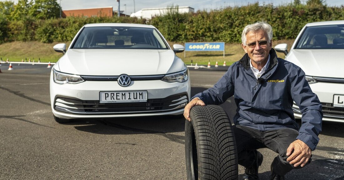 Goodyear hat ein knackiges Onlinequiz im Angebot, um schnell und einfach herauszufinden, ob man eher der Winter- oder Ganzjahresreifennutzer ist. 