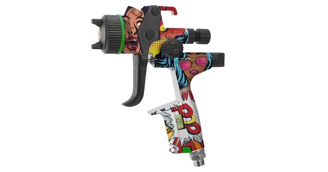Ob als Geschenk, Sammlerstück oder einzigartiges Werkzeug – bei Sata können Lackierpistolen als individuelle Einzelstücke gestaltet werden.