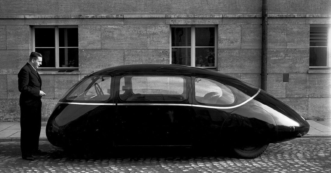 1939 konstruierte ein deutscher Fahrzeugingenieur die windschlüpfrigste Familienlimousine aller Zeiten.