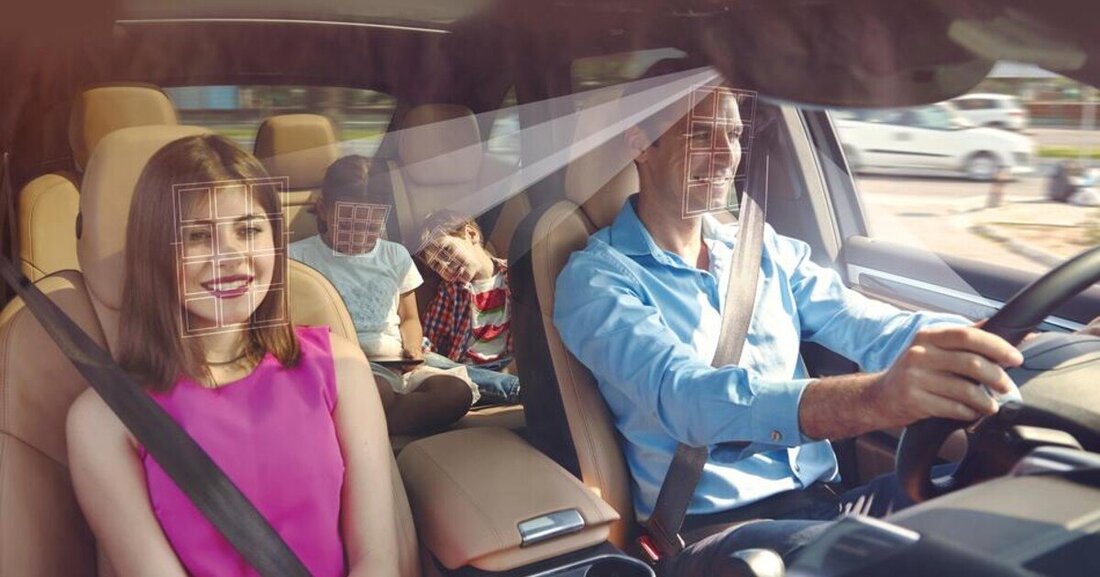 Die neue ams Osram VCSEL-Beleuchtung bringt Vorteile zur Überwachung im Fahrzeuginnenraum.