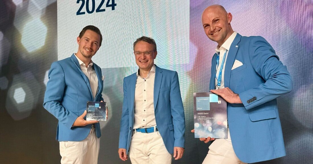 Der österreichische Batteriediagnose-Spezialist Aviloo gewann den Innovation Award 2024 der Automechanika Frankfurt.