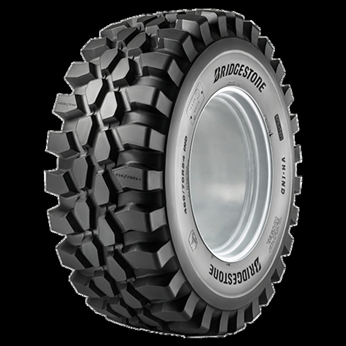 Bridgestone hat mit dem VH-IND seinen ersten Reifen für den Agrar-Industrie-Einsatz vorgestellt. Der Reifen kombiniert hohe Traktion auf verschiedenen Untergründen mit gesteigerter Tragfähigkeit. Er ist seit September 2025 europaweit erhältlich.
