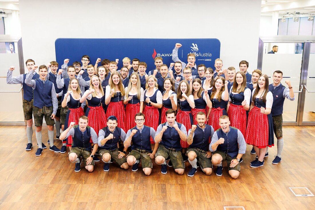 Das Berufsnationalteam aus 44 heimischen Fachkräfte wird in Skandinavien von 09. bis 13. September in 36 Berufen um Gold kämpfen. 