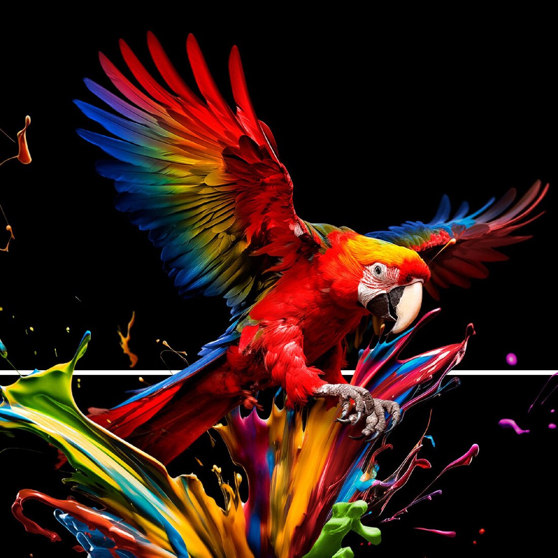 Vor hundert Jahren wurde der scharlachrote Ara Teil des geschützten Glasurit-Logos und das Gesicht der BASF-Lackmarke Glasurit.