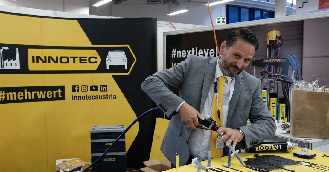 Innotec präsentierte in Wieselburg seine neuesten Werkzeuge und interessante Lösungen für Karosseriebauer.