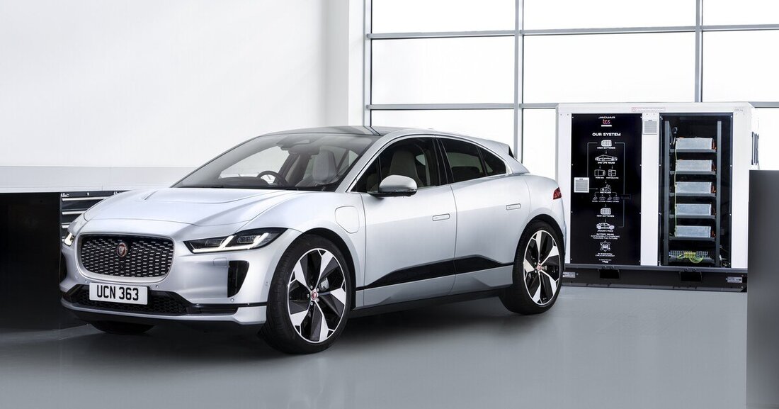 Jaguar und Pramac entwickeln mobiles Batterieenergie-Speichersystem mit Verwendung von Akkus aus dem Jaguar I-PACE.