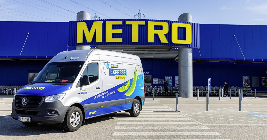 Großhändler METRO erweitert seinen Fuhrpark um einen Mercedes E-Sprinter und testet einen neuen eTruck.