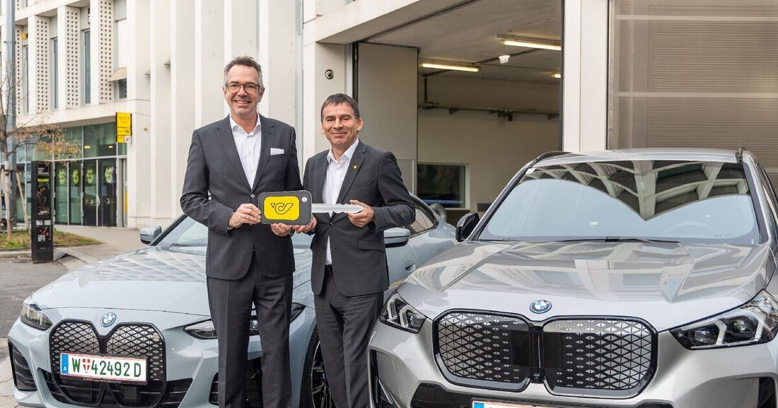 Die Österreichische Post modernisiert ihre Flotte an Dienstfahrzeugen und setzt dabei vor allem auf E-Autos von BMW.