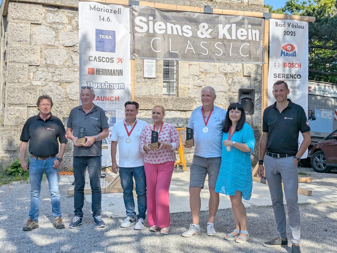 Werkstattausrüster Siems & Klein lud Kunden und Medienvertreter mit einem Faible für Oldtimer zur ersten Classic-Rallye des Unternehmens mit Start in Mariazell.