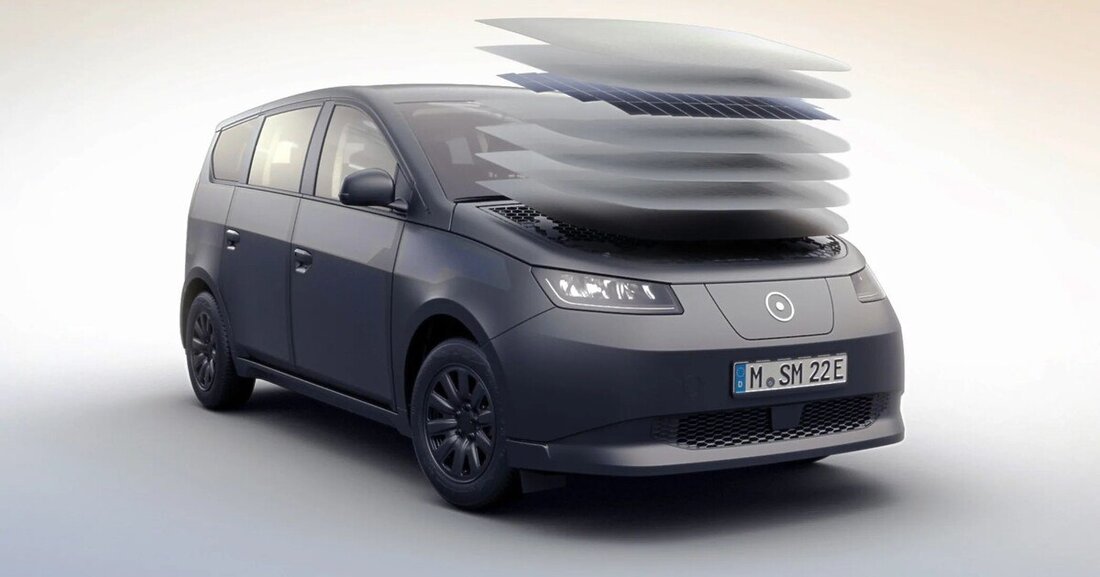 Der Münchner E-Auto-Hersteller Sono stellte das finale Design seines E-Autos Sion vor.