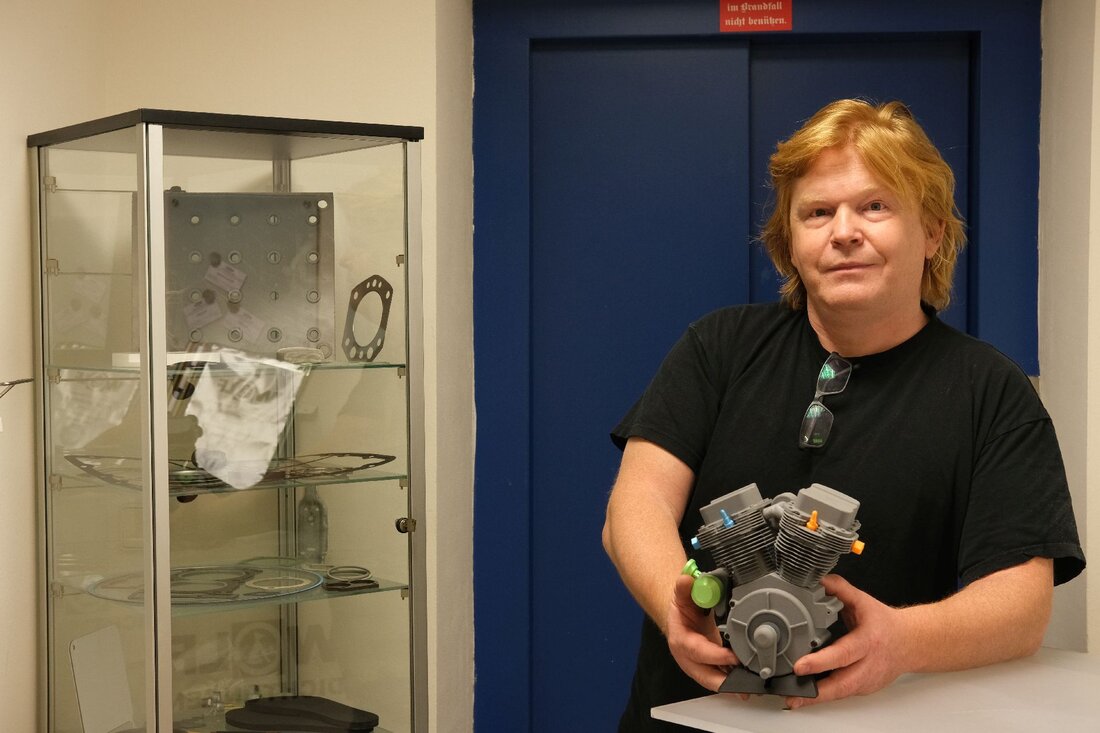 Martin Wolf ist mit seinem Spezialbetrieb die erste Anlaufstelle für Oldtimerfans, wenn es um das Abdichten von Motoren und Aggregaten geht.  