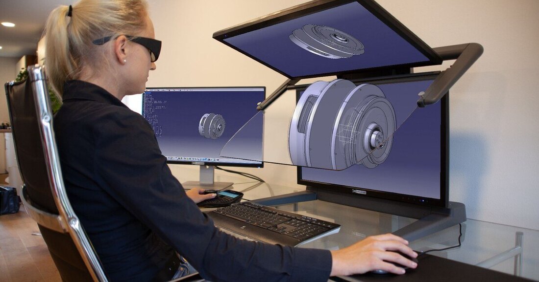 Die 3D Software Applikation „Catia“ wird in der Automobil- und Zulieferindustrie für anschauliche Konstruktionen verwendet.