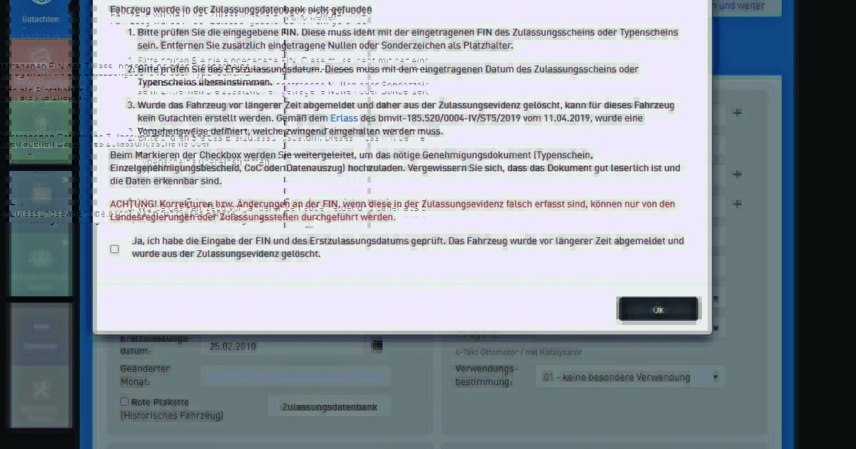 EBV-Tipp: Fahrzeugabgleich mit der  Zulassungsdatenbank