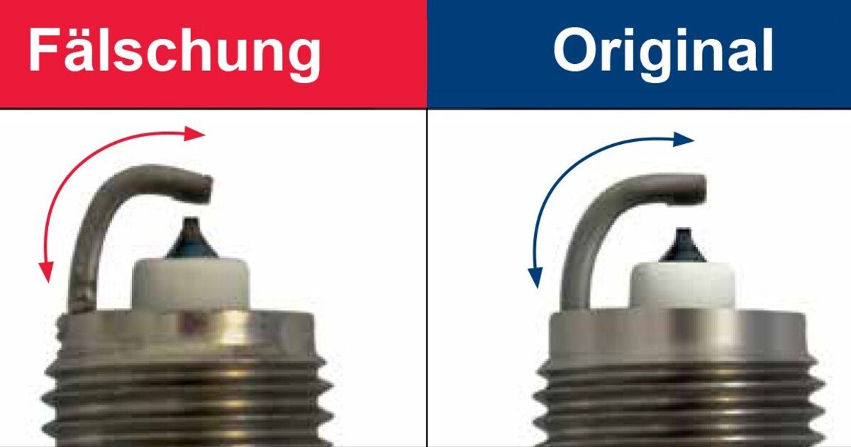 Gefälschte Zündkerzen im Umlauf