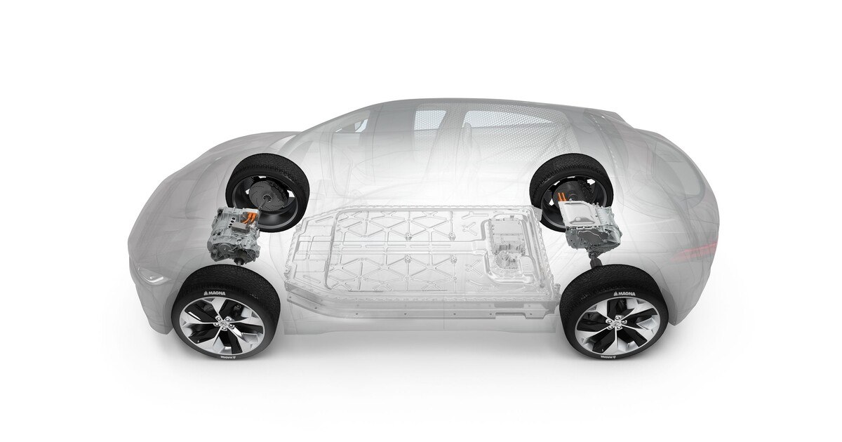 Magna baut E-Antriebsstrang