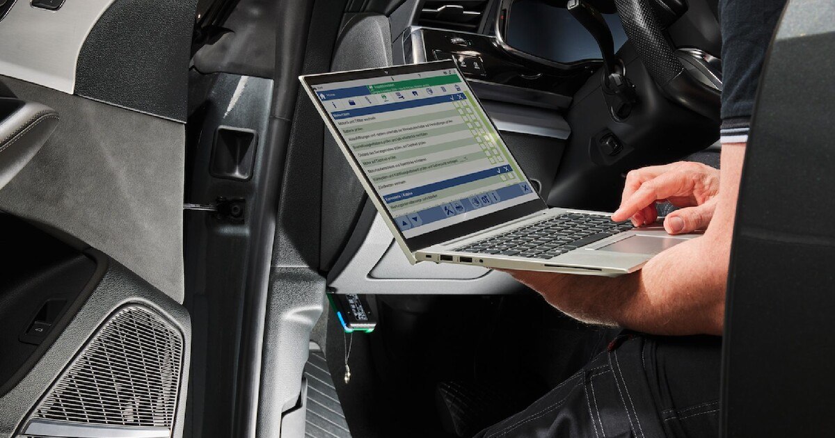 Diagnose mit dem Laptop